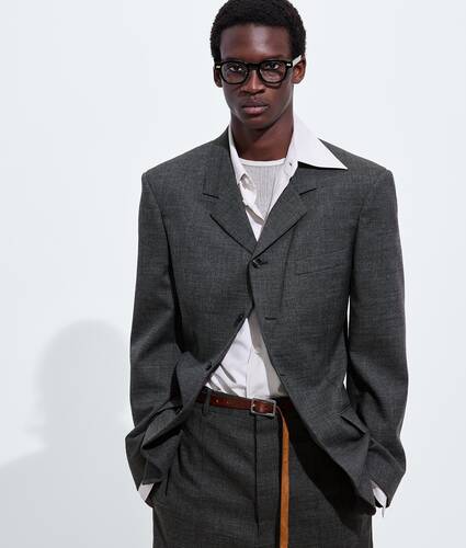 Intrecciato Panthos Eyeglasses in Black/transparent Bottega Veneta Greece EN - Image 2