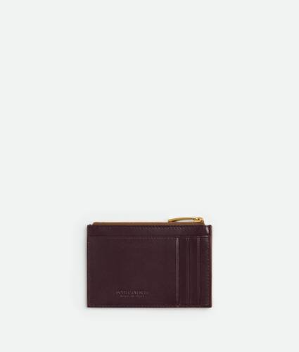 Intrecciato Zipped Card Case
