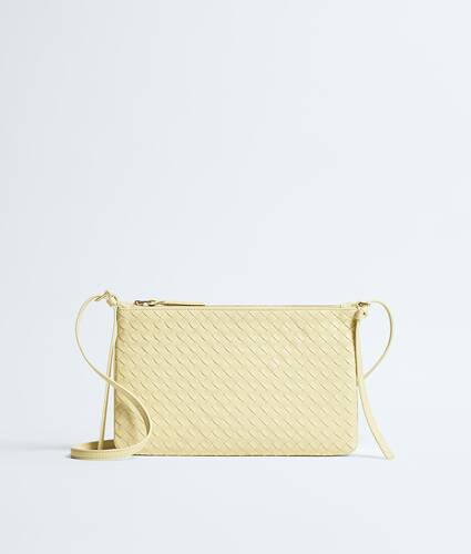 Women's Intrecciato Piccolo Medium Pouch in Sour Bottega Veneta Belgium EN - Image 1