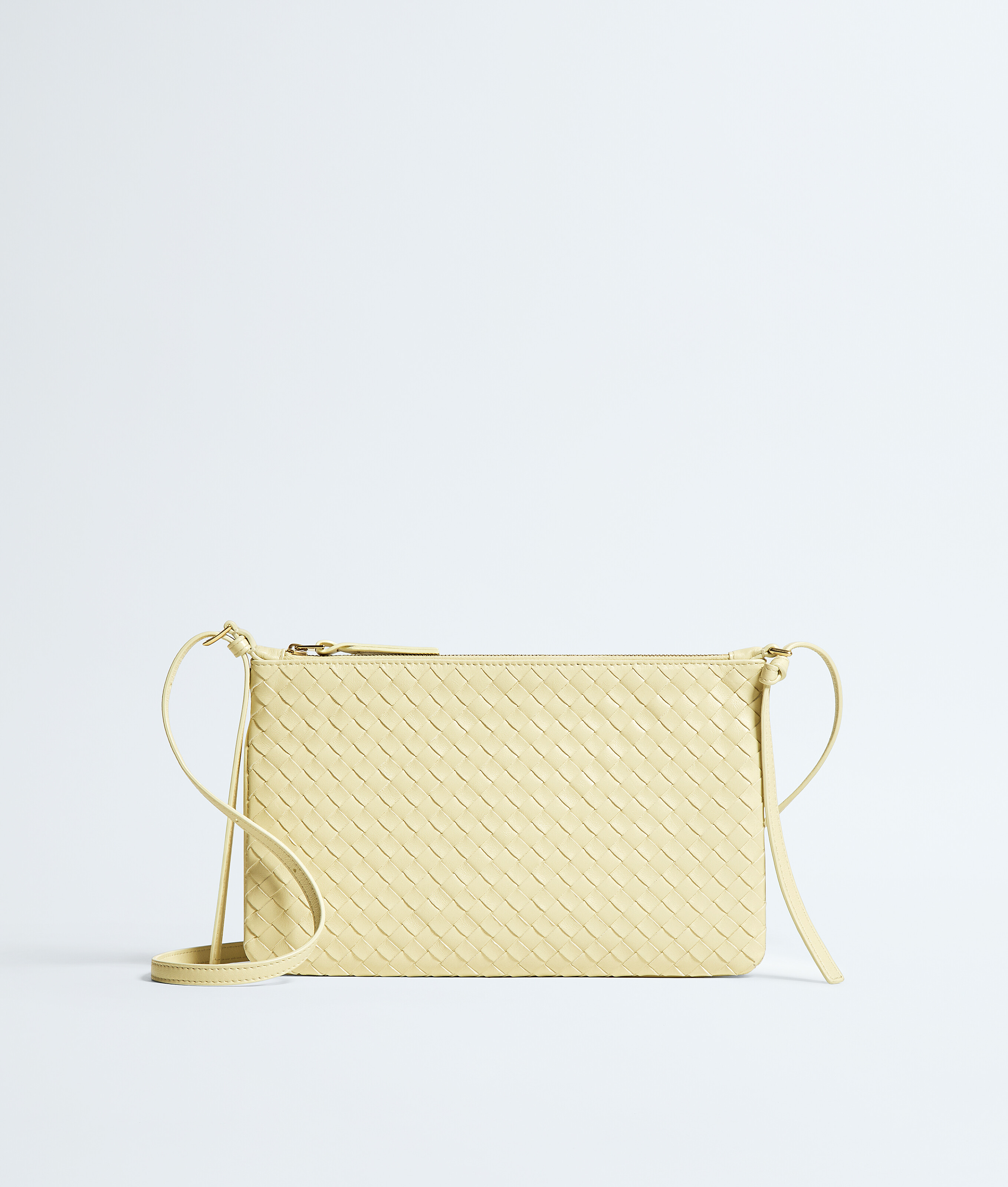 Bottega Veneta Yellow Intrecciato Piccolo Medium Pouch - Woman - U