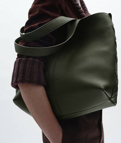 Men's Diago Tote in Bark green Bottega Veneta Greece EN - Image 2