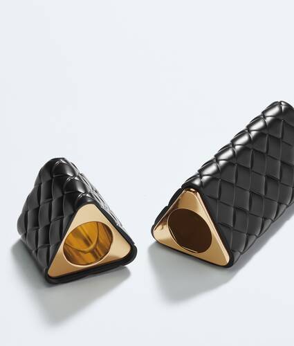 Intreccio Perfume Travel Case  in Black Bottega Veneta Greece EN - Image 2
