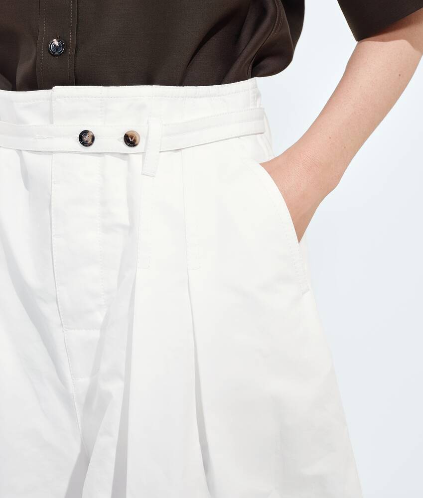 Display a large version of the product image 4 - Compact Cotton Toile Culotte