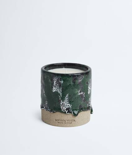 Bougie &eacute;maill&eacute;e Raintree en Green/white/black Bottega Veneta Belgique FR - Image 1