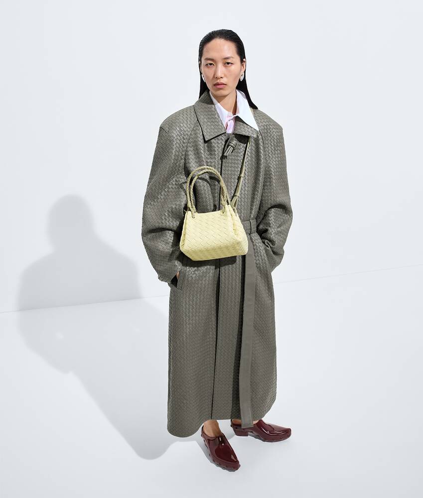 Women's Small Parachute in Sour/travertine Bottega Veneta Italy EN - Image 6