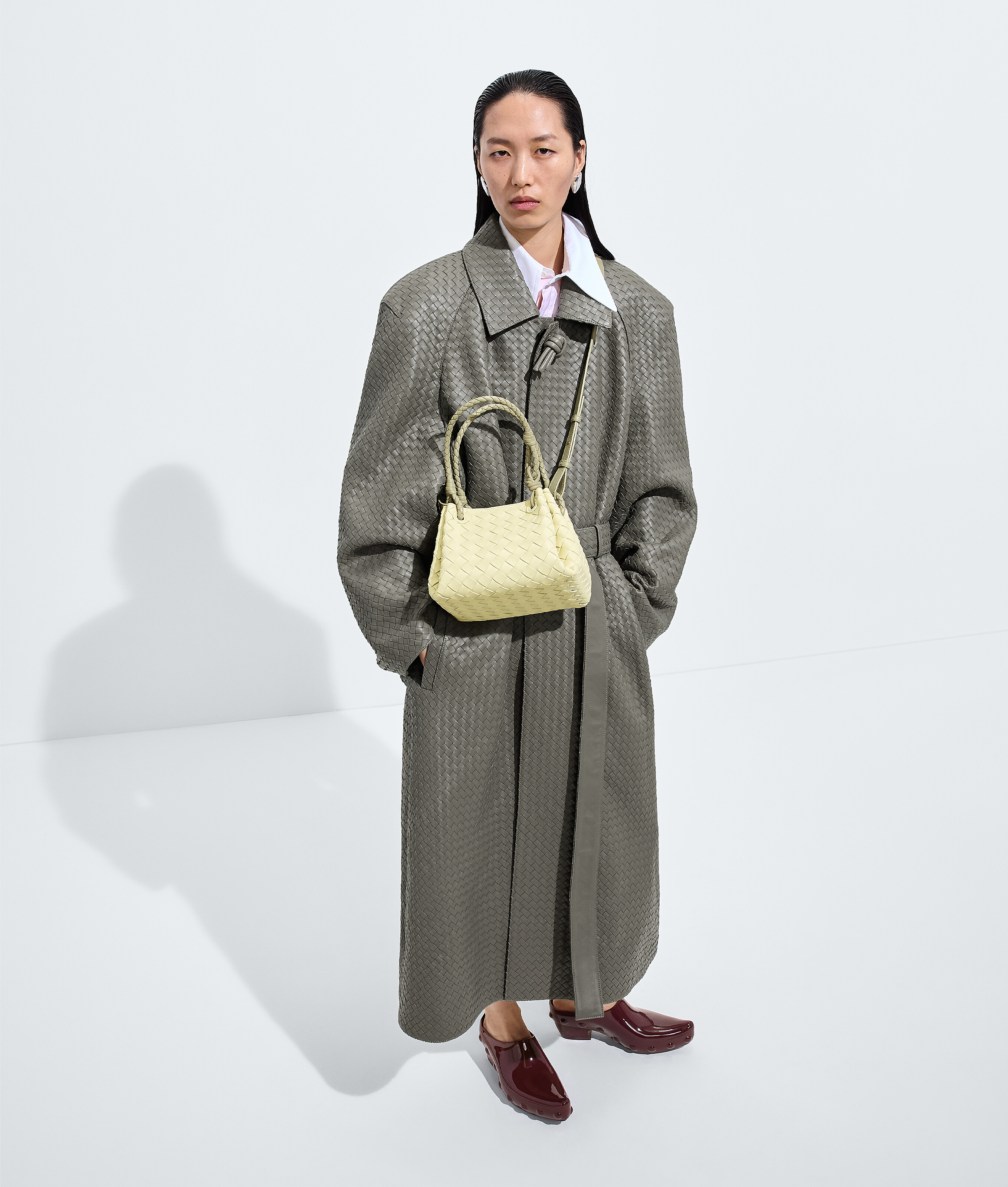 Women's Small Parachute in Sour/travertine Bottega Veneta Estonia EN - Image 6