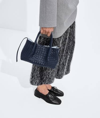 Women's Small Pinacoteca in Petroleum/glacial Bottega Veneta Italy EN - Image 5