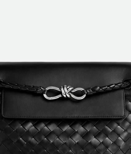 Sac messenger Andiamo petit format pour Homme en Black Bottega Veneta France FR - Image 6