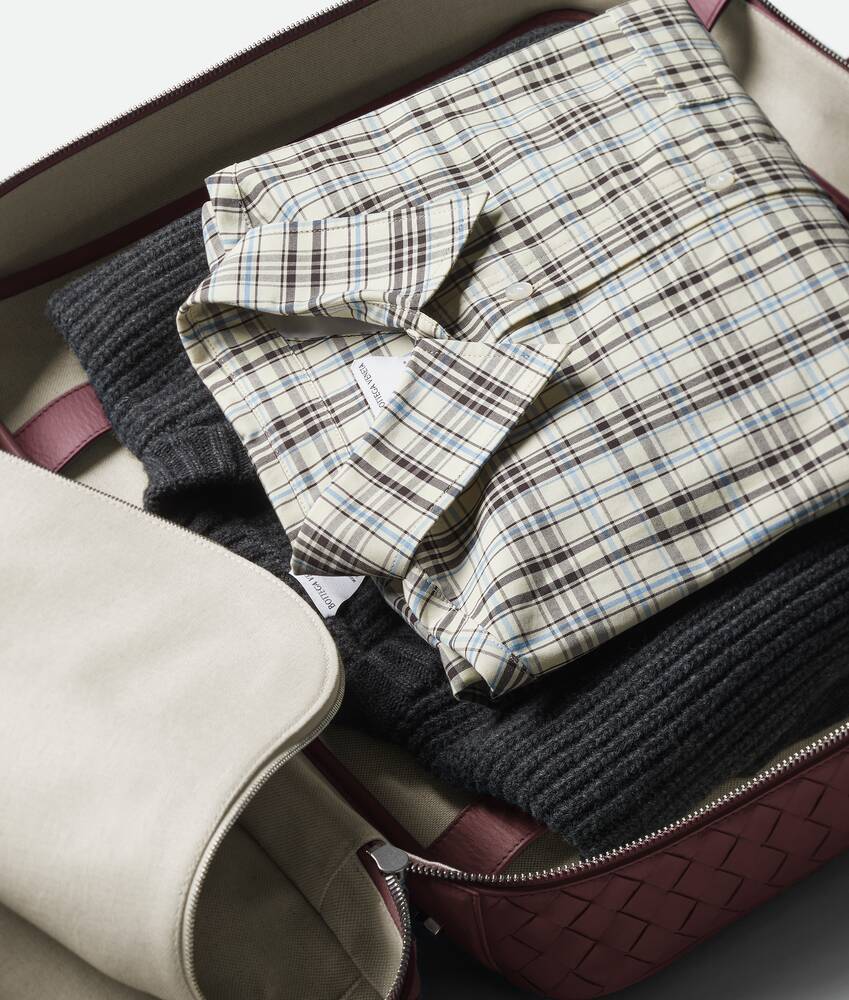 Men's Large Getaway Weekender in Madder brown Bottega Veneta United Kingdom EN - Image 6