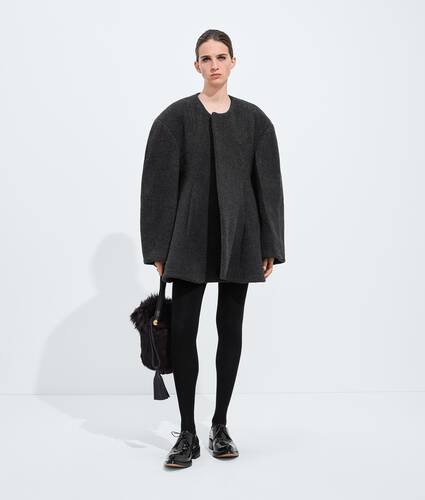 Leggings aus gerippter Wolle f&uuml;r Damen in Double black Bottega Veneta Deutschland DE - Image 1