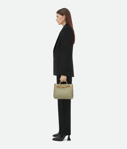 Women's Small Andiamo Chain in Travertine Bottega Veneta Macao SAR China EN - Image 8