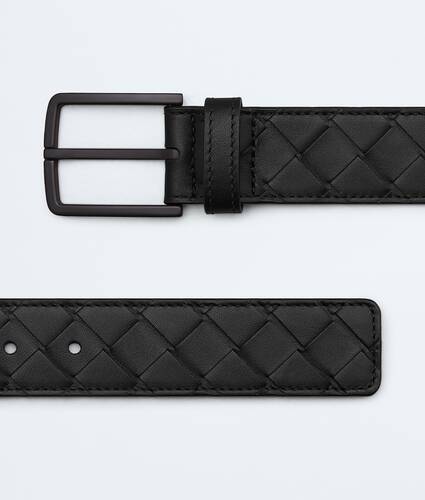 Cintur&oacute;n Intrecciato para Hombre en Nero Bottega Veneta M&eacute;xico ES - Image 3