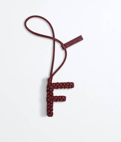Letter F Charm in Mud Bottega Veneta Romania EN - Image 1