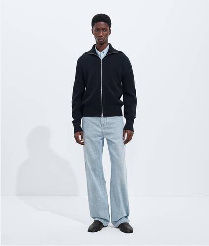 Men's Sky Bleached Wide Leg Jeans in Light bleach Bottega Veneta Czechia EN - Image 1