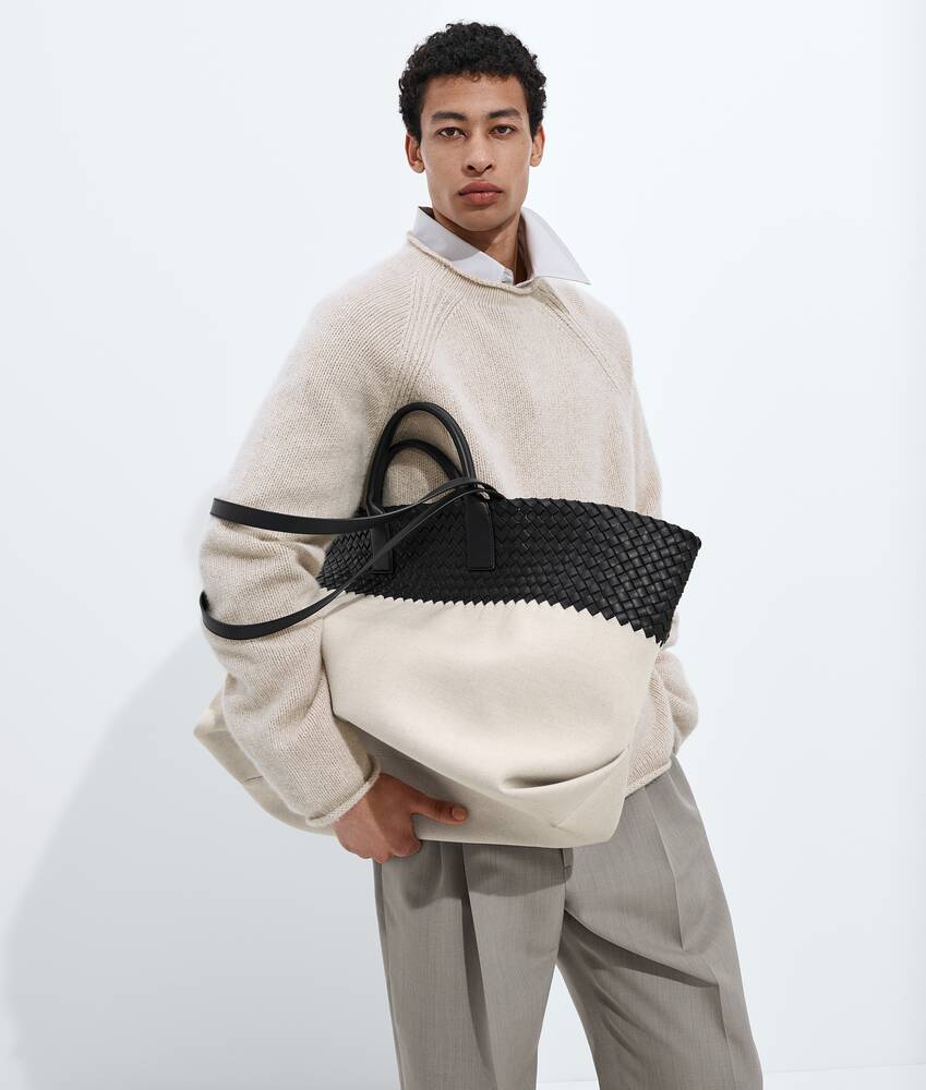 Cabat Mare grande da Uomo in Natural/black Bottega Veneta Italia IT - Image 6