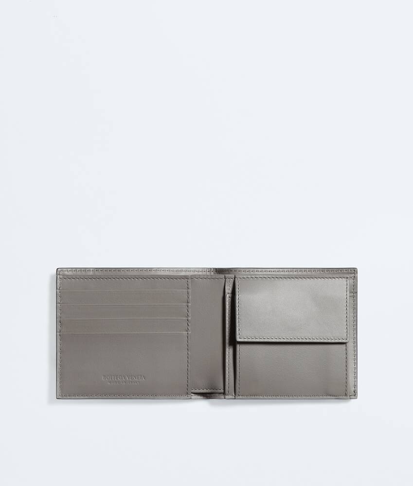 Display a large version of the product image 2 - Intrecciato Bi-Fold Wallet With Coin Purse