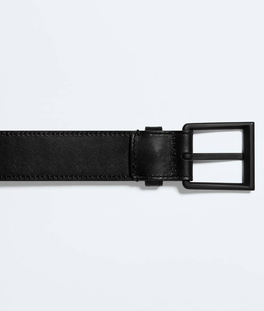 Men's Solo Belt in Black/nero opaco Bottega Veneta Lithuania EN - Image 5