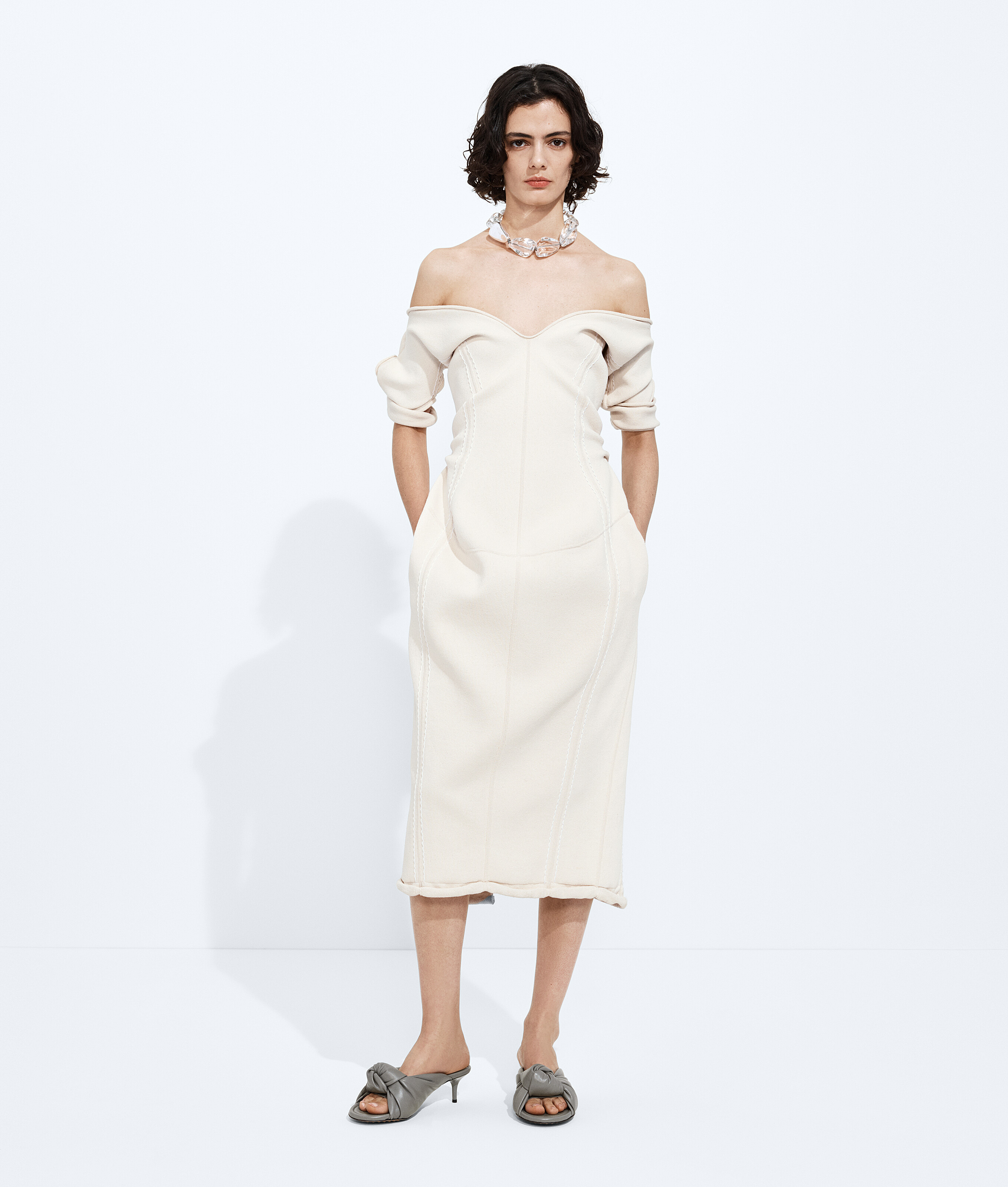 Double Crepe Dress