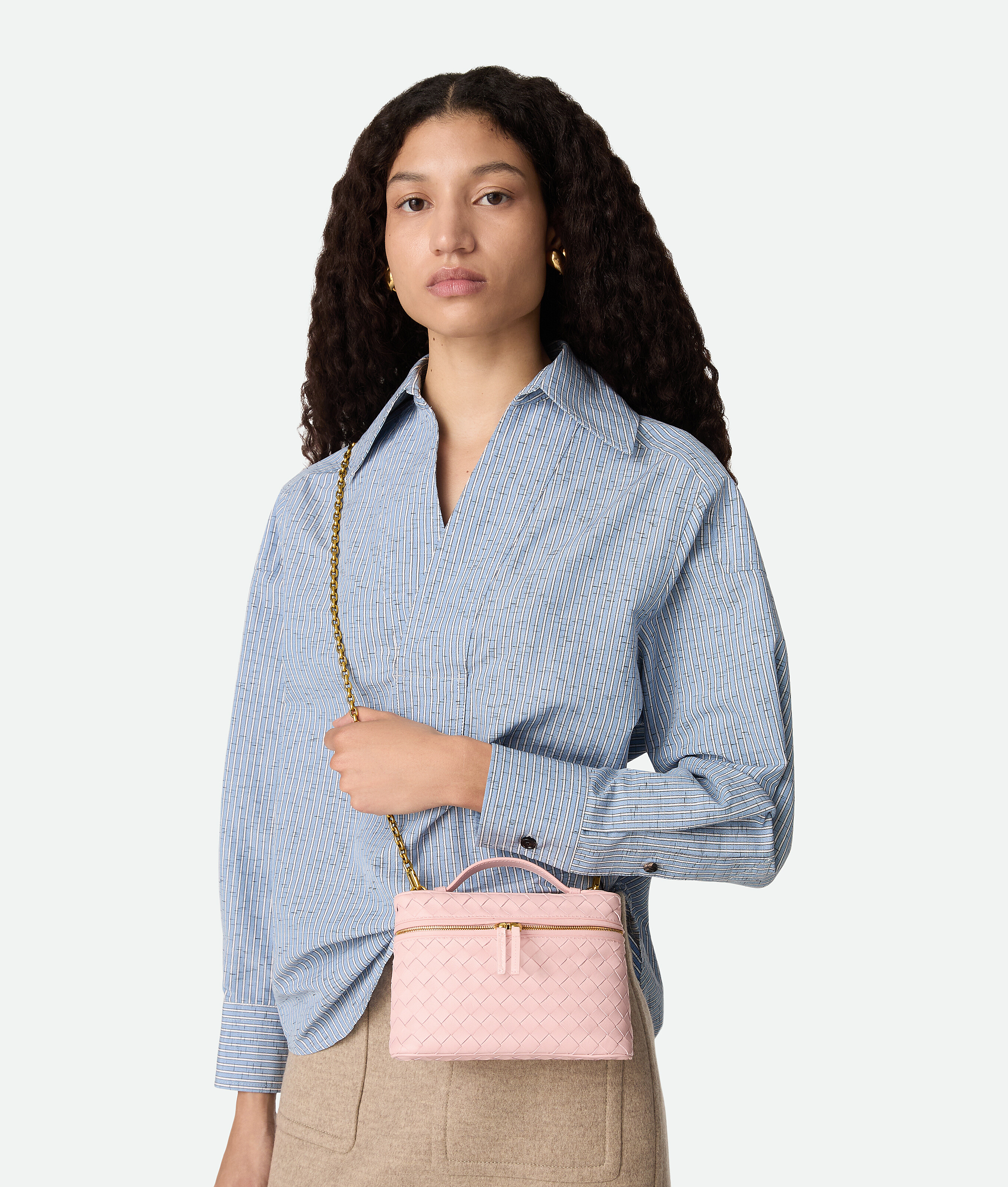 Bottega Veneta Small Soft Vanity In Pink