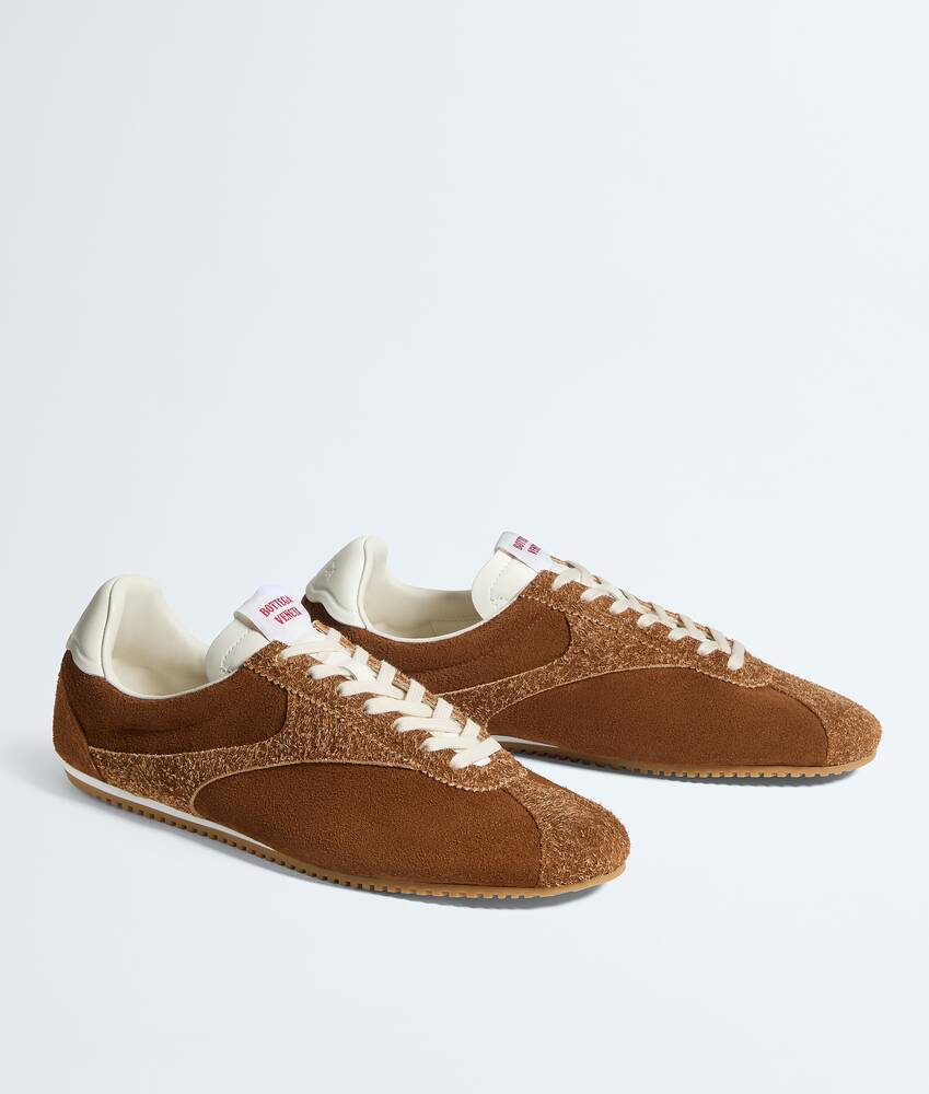 Men's Shot Sneaker in Oat cocoa/alabaster Bottega Veneta United Kingdom EN - Image 3