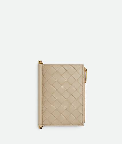 Women's Solstice Medium Bi-Fold Wallet in Ecru Bottega Veneta Japan EN - Image 1