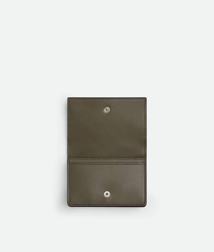 &Eacute;tui pour cartes de visite Intrecciato pour Homme en Abyss/cypress Bottega Veneta Canada FR - Image 2