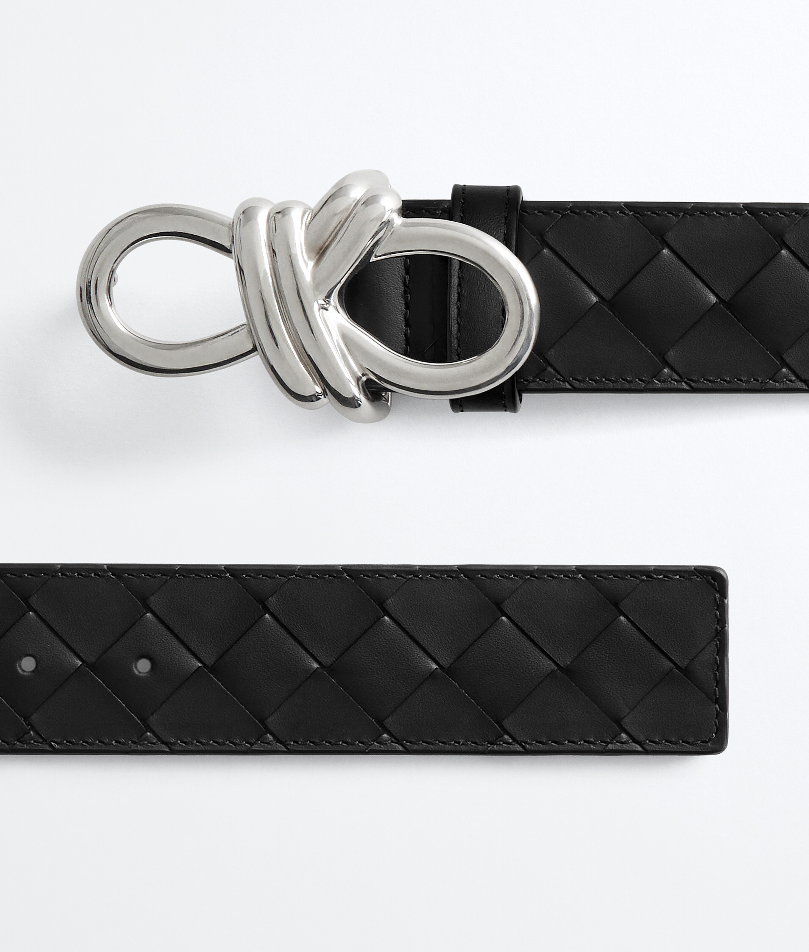 Men's Andiamo Belt in Black Bottega Veneta Luxembourg EN - Image 4