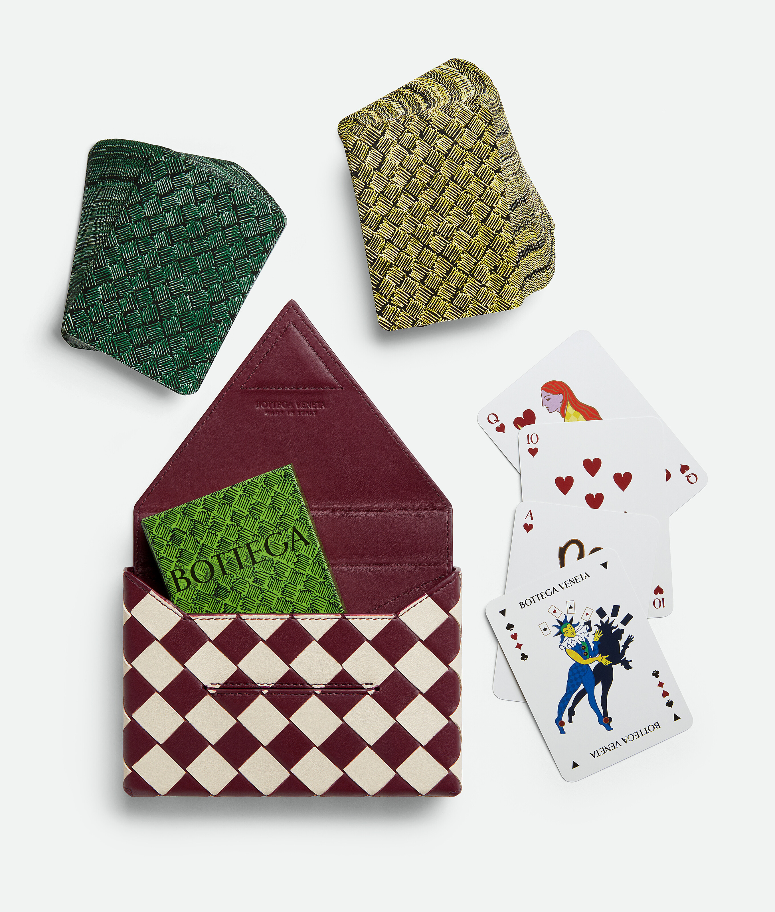 Bottega Veneta Intrecciato Playing Cards In Multi
