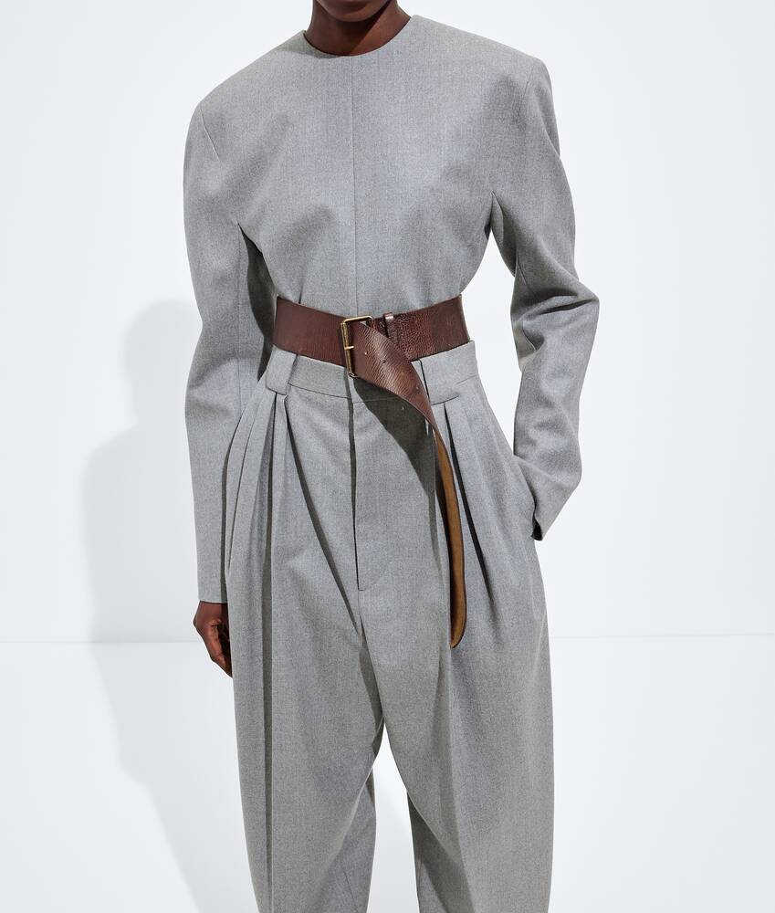 Women's Johnny Belt in Dark oak Bottega Veneta Denmark EN - Image 2