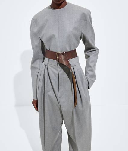 Women's Johnny Belt in Dark oak Bottega Veneta Denmark EN - Image 2