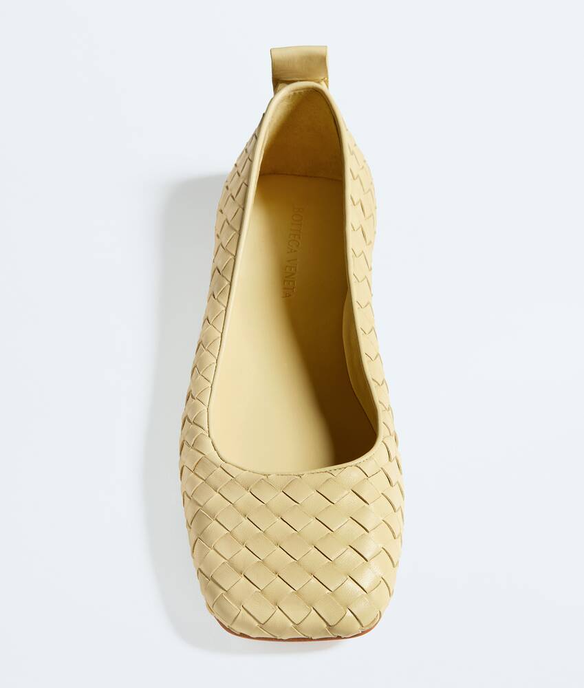 Women's Charlotte Ballerina in Butter yellow Bottega Veneta Romania EN - Image 4