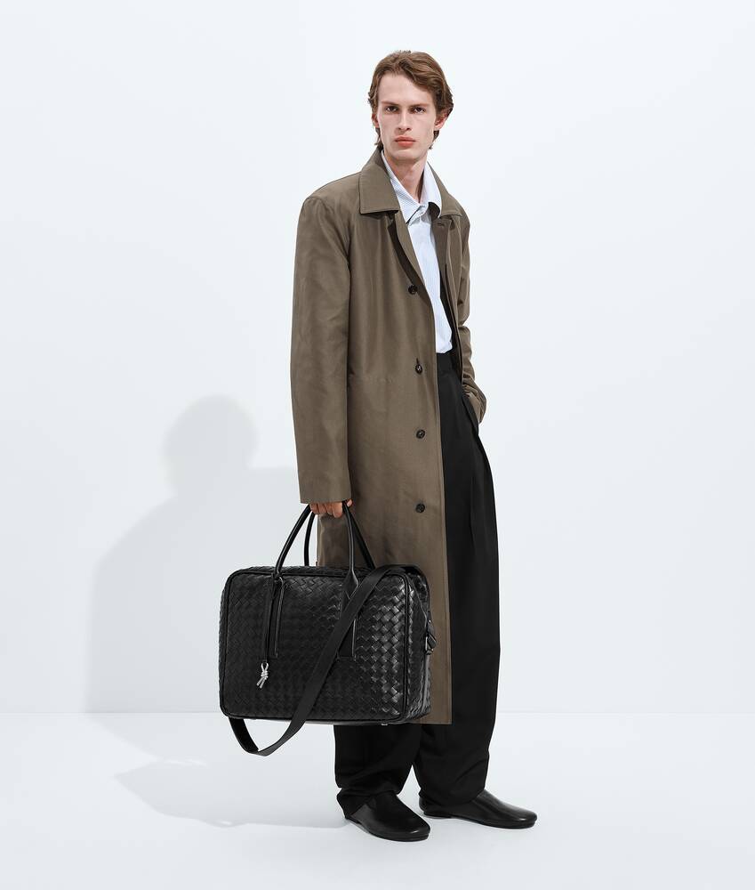 Men's Getaway Weekender in Black Bottega Veneta France EN - Image 2