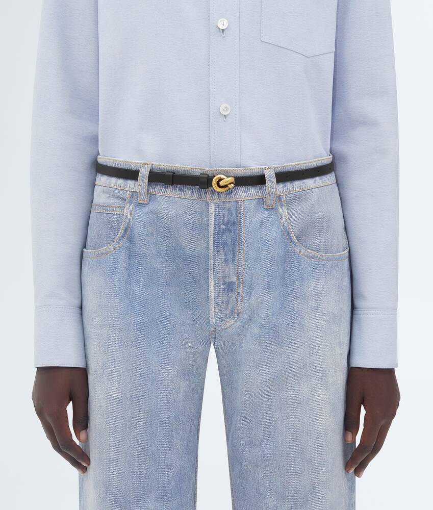 Women's Knot Belt in Black Bottega Veneta United States EN - Image 4