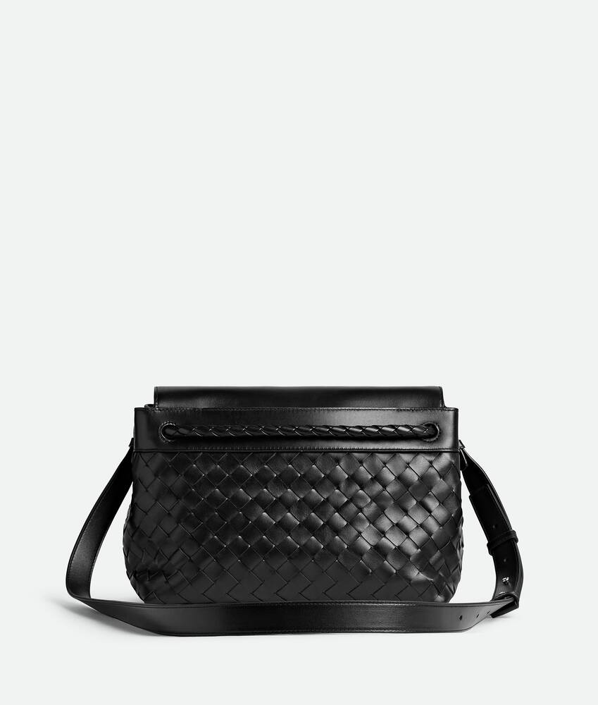 Men's Small Andiamo Messenger in Black Bottega Veneta Greece EN - Image 5