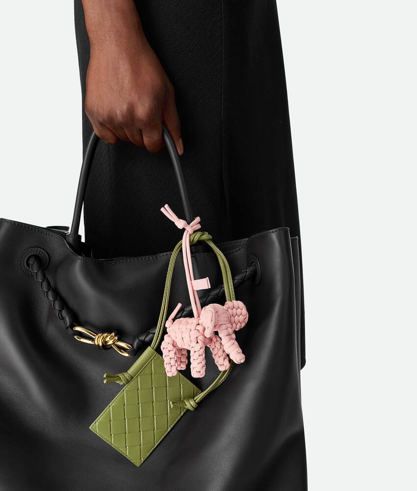 Men's Intrecciato Stamp Badge Holder in Matcha Bottega Veneta Japan EN - Image 2