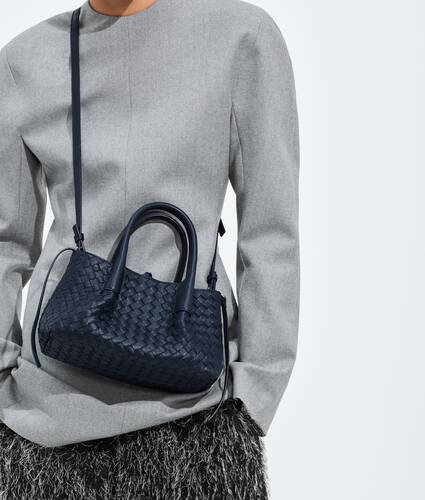 Women's Small Pinacoteca in Petroleum/glacial Bottega Veneta Italy EN - Image 2