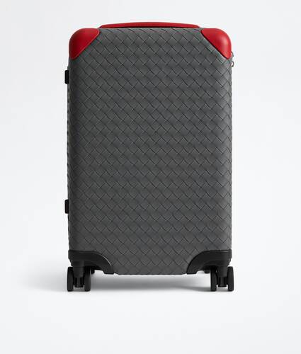 Odyssey Intrecciato Cabin Suitcase in Obsidian gray/radar Bottega Veneta Qatar EN - Image 1