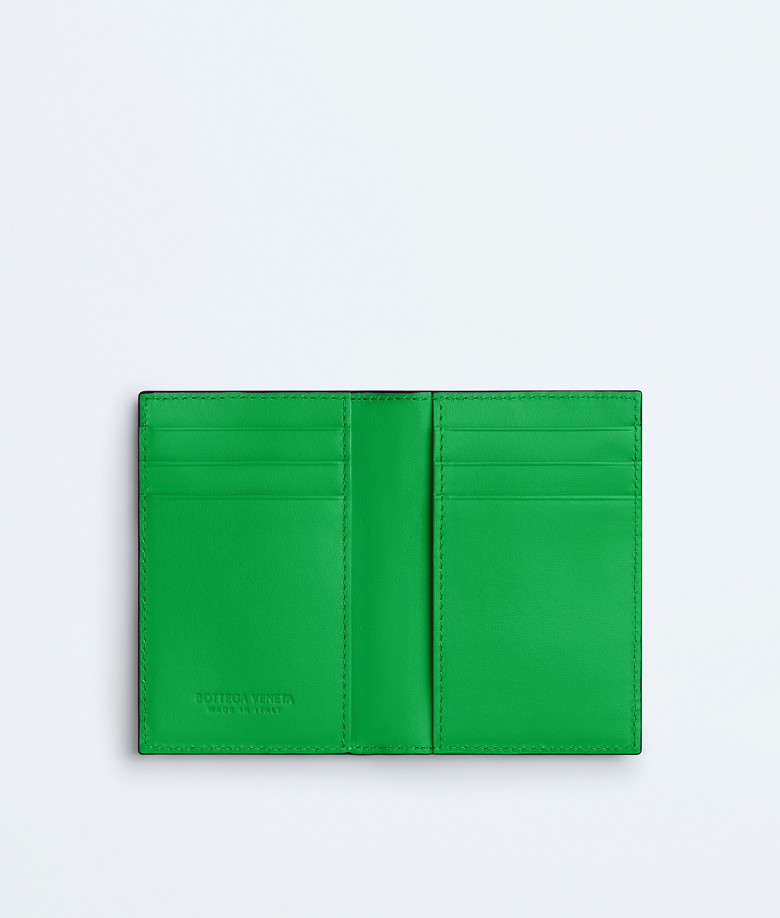 Men's Intrecciato Flap Card Case in Black grass Bottega Veneta Canada EN - Image 2