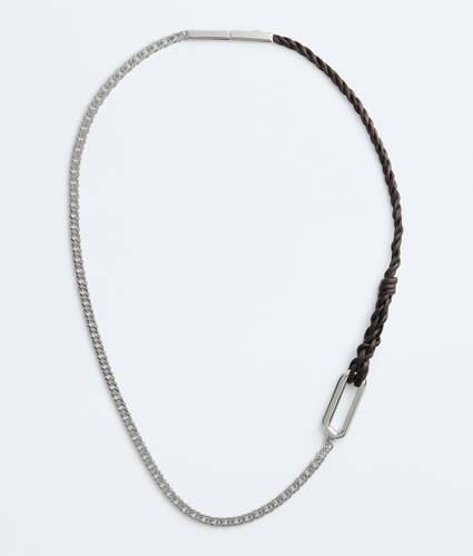 Men's Rope Chain Necklace in Espresso Bottega Veneta Bulgaria EN - Image 1