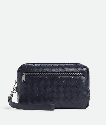 Intrecciato Pouch With Wristlet