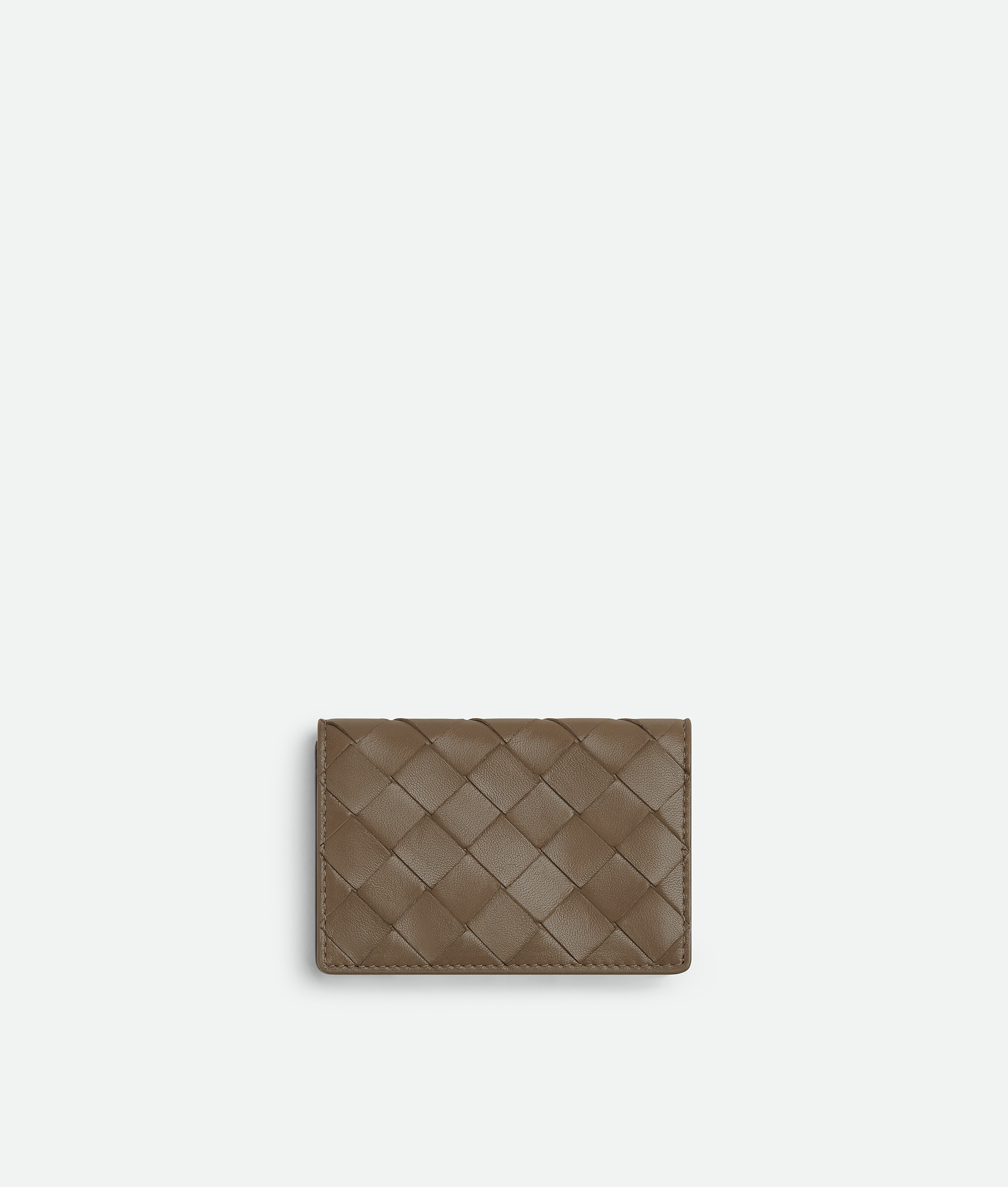 Women's Intrecciato Business Card Case in Pinecone | Bottega Veneta US