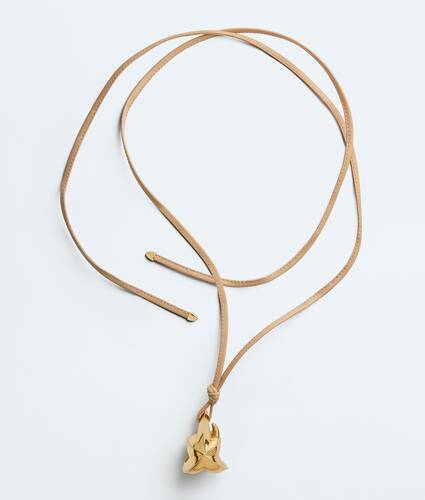 Women's Drop Leather Necklace in Shore Bottega Veneta Germany EN - Image 1