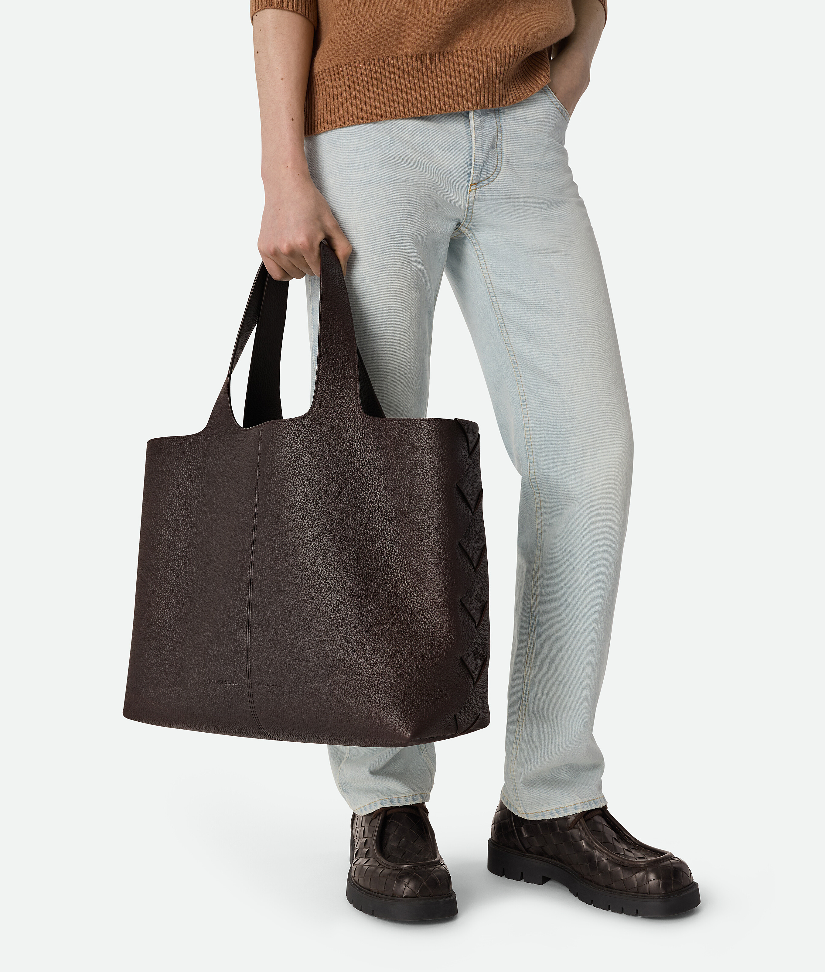 Men's Large Diago Tote in Fondant Bottega Veneta Denmark EN - Image 5