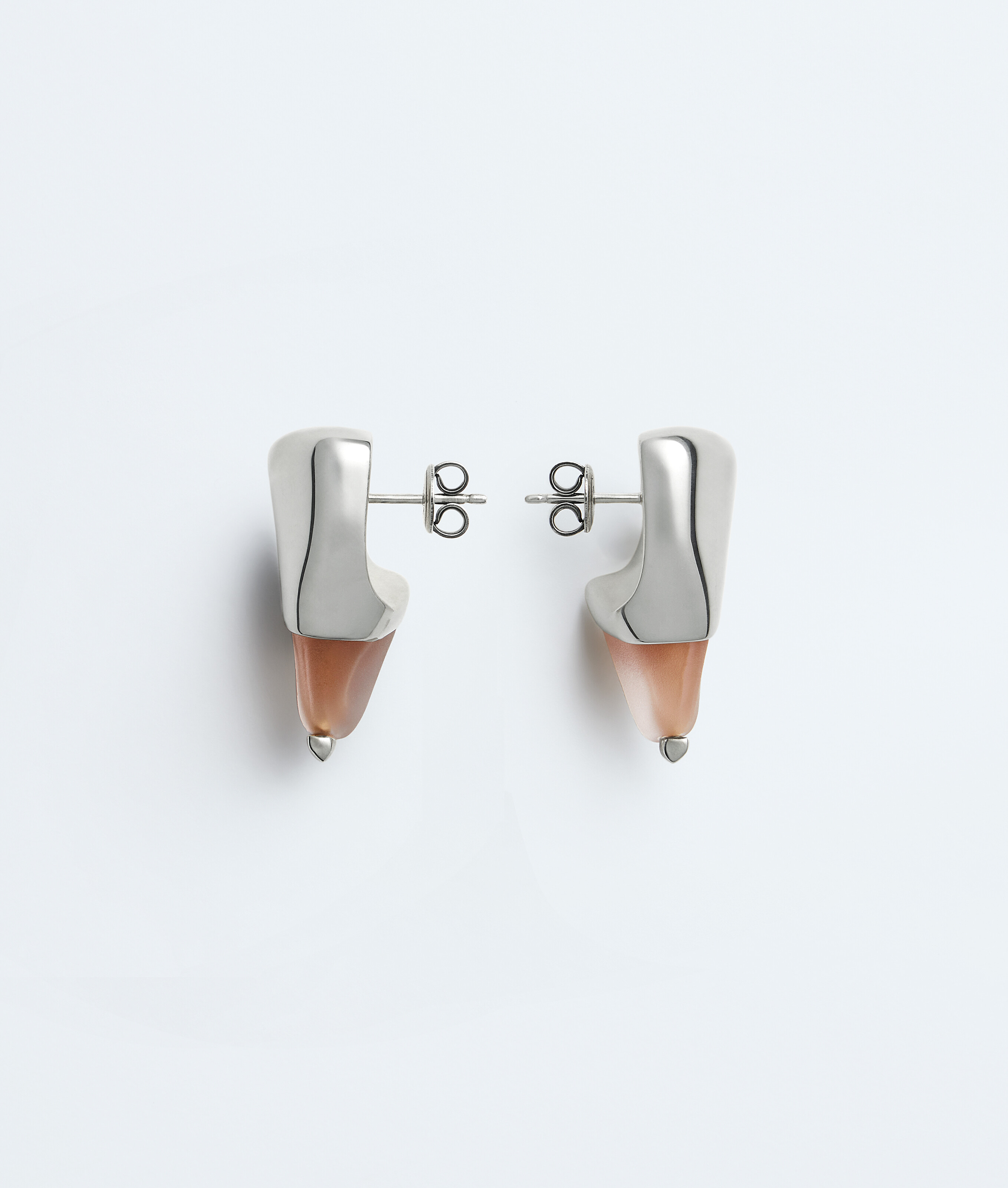 Women's Small Prisma Earrings in Pink Bottega Veneta Luxembourg EN - Image 1