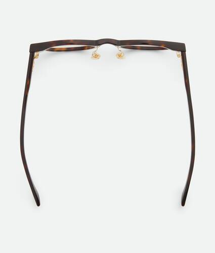 Runde Dizzy Brille in Havana/transparent Bottega Veneta &Ouml;sterreich DE - Image 4