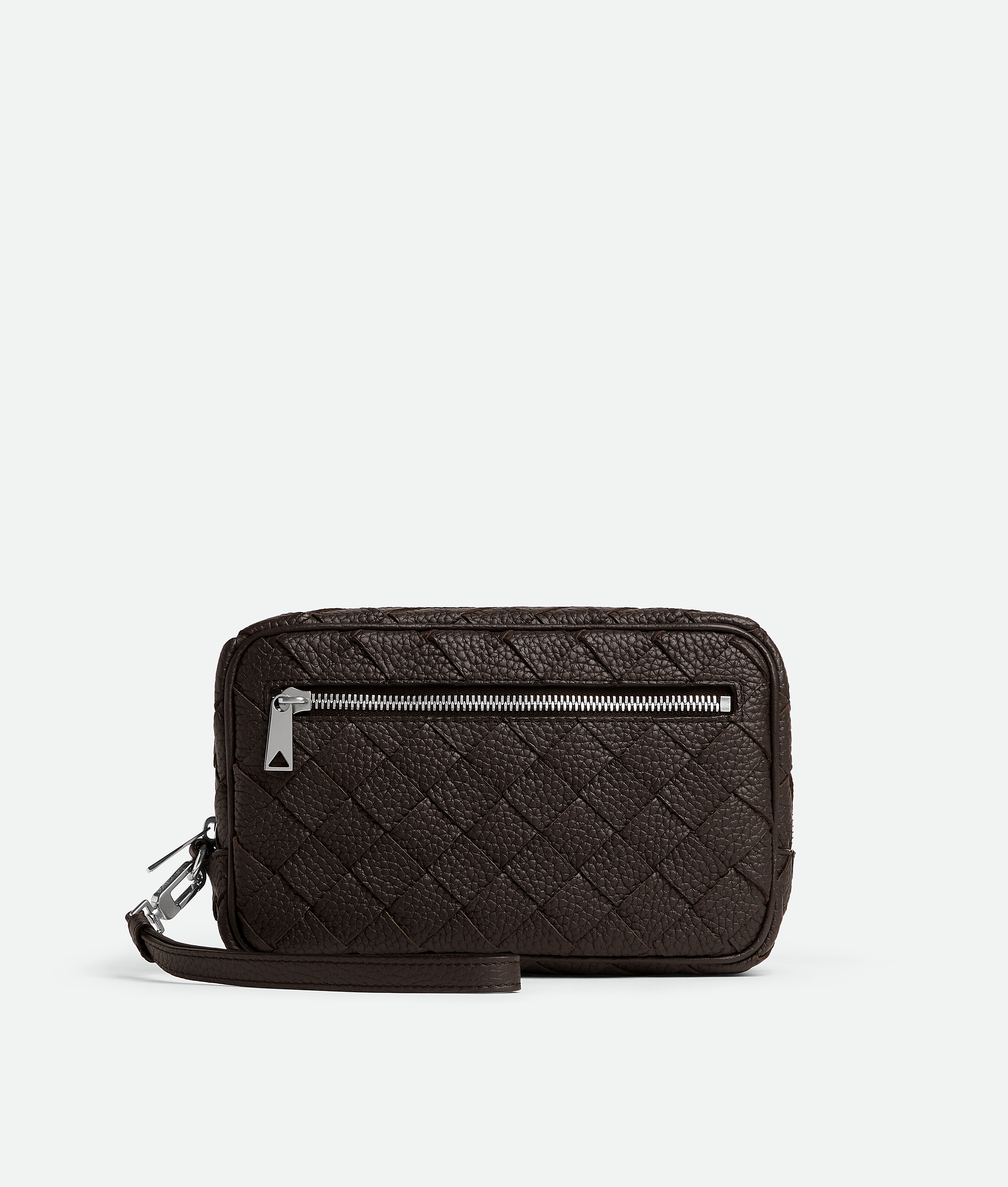 Intrecciato Small Pouch With Wristlet