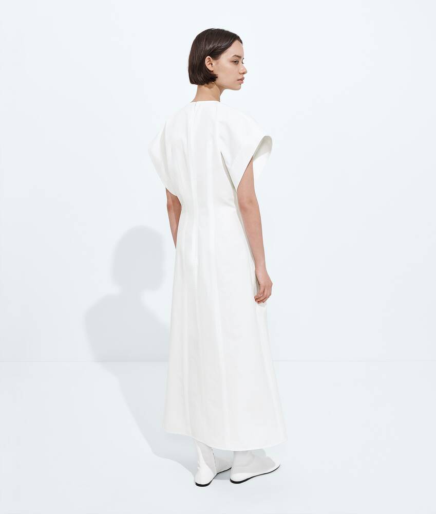 Robe en coton compact pour Femme en Chalk Bottega Veneta Canada FR - Image 3