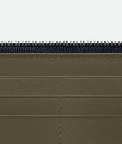 Intrecciato Zip Around Wallet