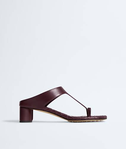 Women's Livia Thong in Deep mahogany Bottega Veneta United States EN - Image 1