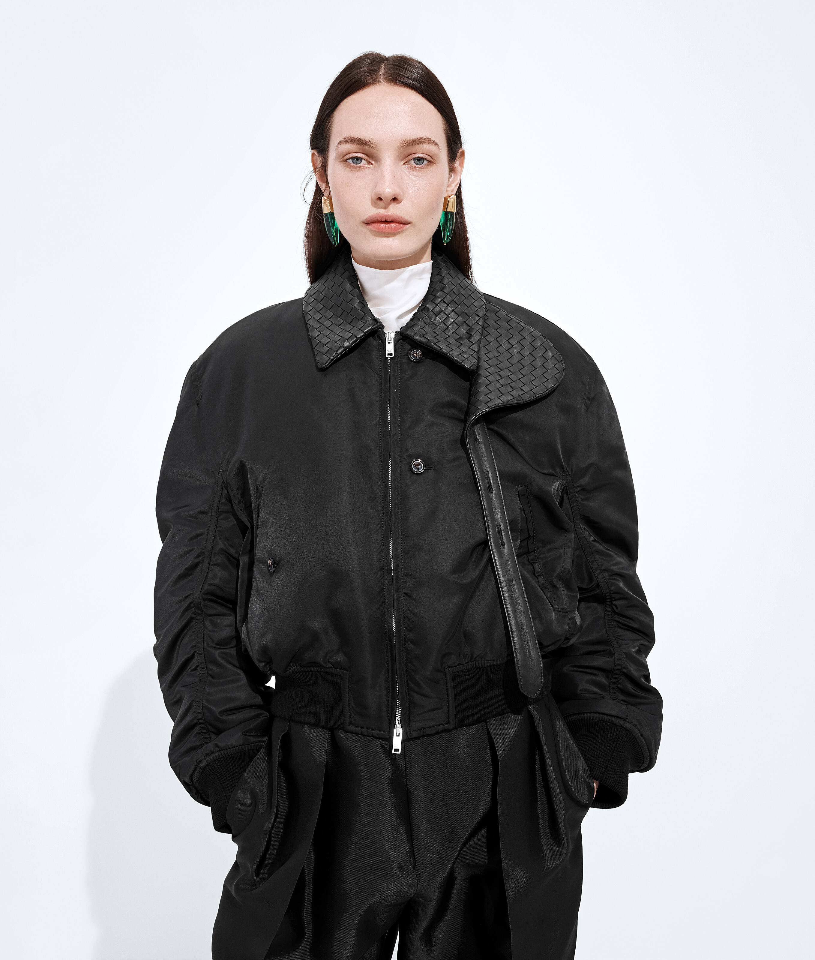Padded Nylon Bomber